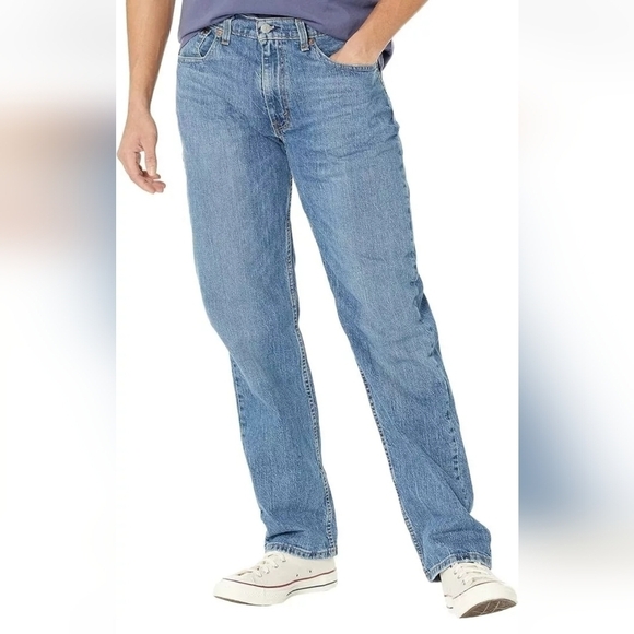 Men's Levi's 550 Relaxed-Fit Stretch Straight Blue Jeans 44x32 New Big & Tall - Picture 1 of 16